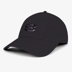 LAYER 8 Flo Mo Brim Black Running Hat One Size Fits Most